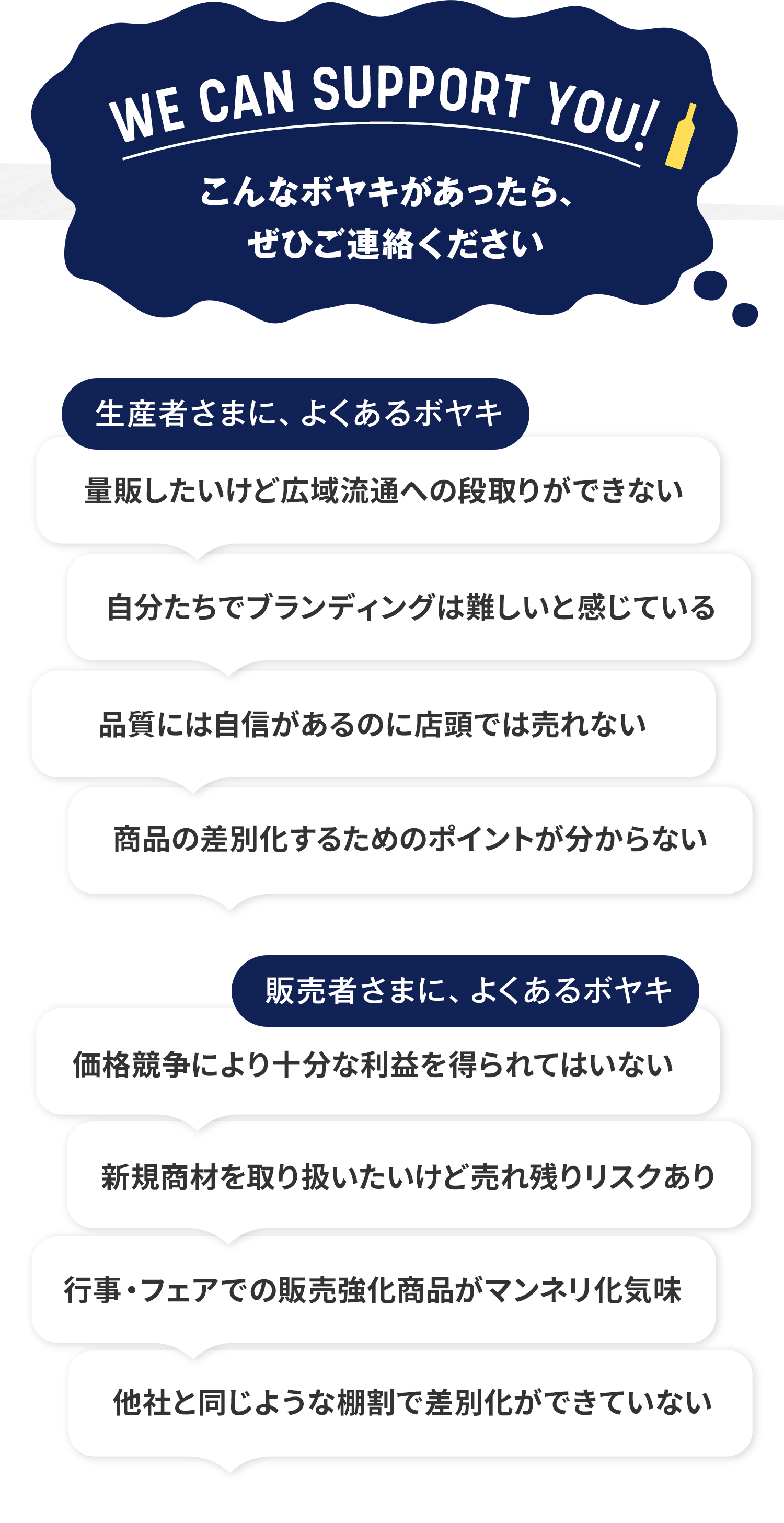 こんなボヤキがあったらぜひご連絡ください